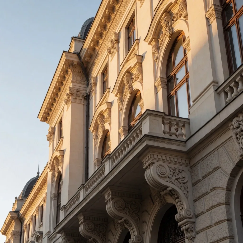 Arhitektura Zagreba pod večernjim svjetlom