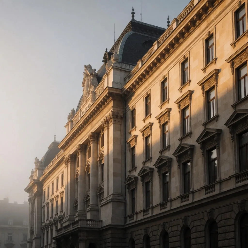Zagrebačka arhitektura u kasnopodnevnom svjetlu